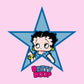 Betty Boop Big Blue Star Kids T-Shirt