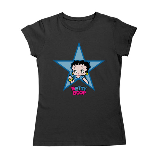 Betty Boop Big Blue Star Women's T-Shirt