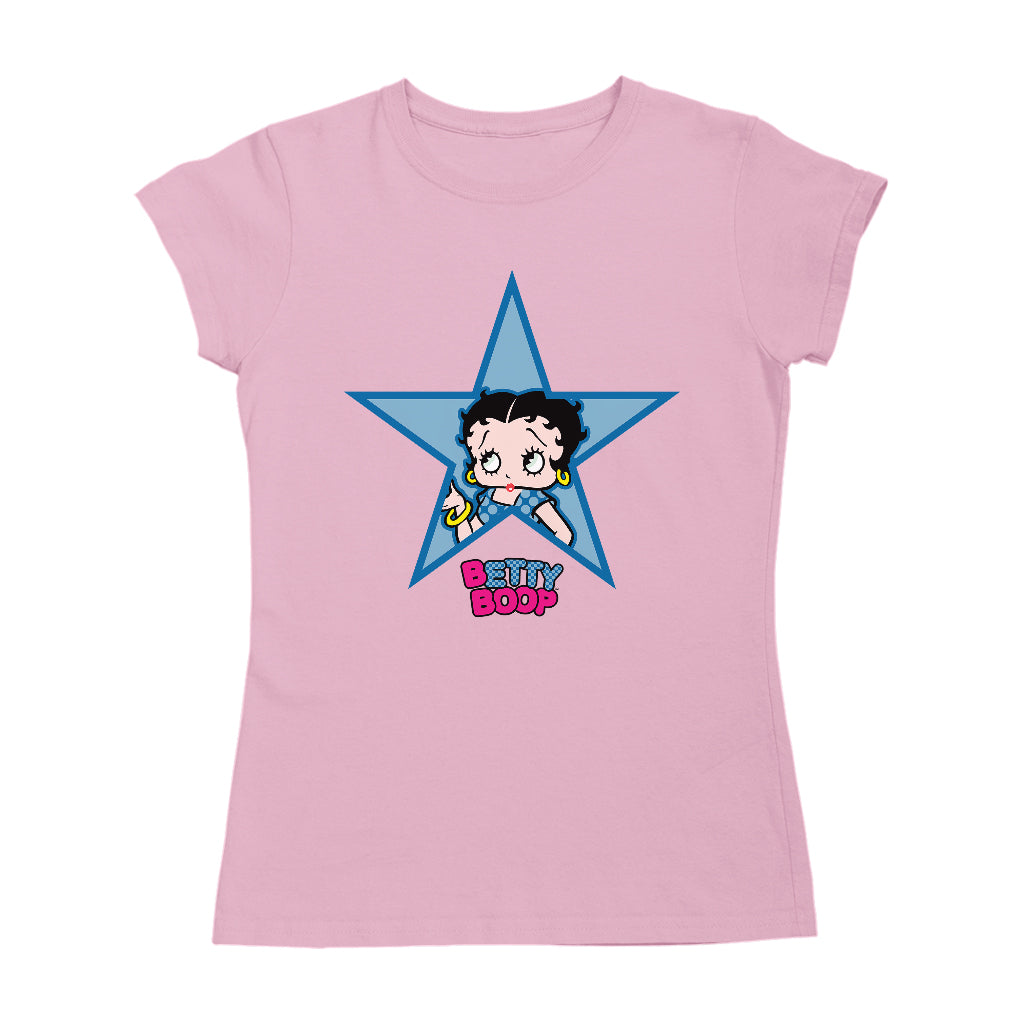 Betty Boop Big Blue Star Women's T-Shirt