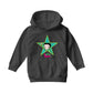 Betty Boop Big Green Star Kids Hooded Sweatshirt