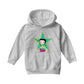 Betty Boop Big Green Star Kids Hooded Sweatshirt