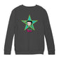 Betty Boop Big Green Star Kids Sweatshirt