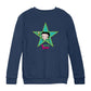 Betty Boop Big Green Star Kids Sweatshirt