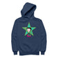 Betty Boop Big Green Star Women's Hooded Sweatshirt