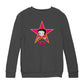 Betty Boop Pink And Orange Star Kids Sweatshirt