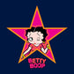 Betty Boop Pink And Orange Star Kids T-Shirt