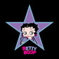 Betty Boop Purple And Blue Star Kids Hooded Sweatshirt