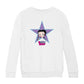 Betty Boop Purple And Blue Star Kids Sweatshirt