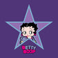 Betty Boop Purple And Blue Star Kids T-Shirt