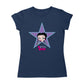 Betty Boop Purple And Blue Star Women's T-Shirt