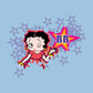Betty Boop Purple Stars And Dots Men's T-Shirt