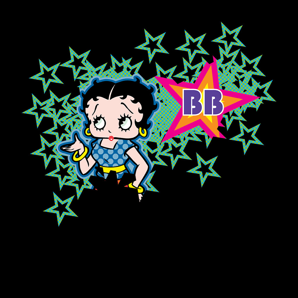 Betty Boop Green Stars With Dots Men's T-Shirt