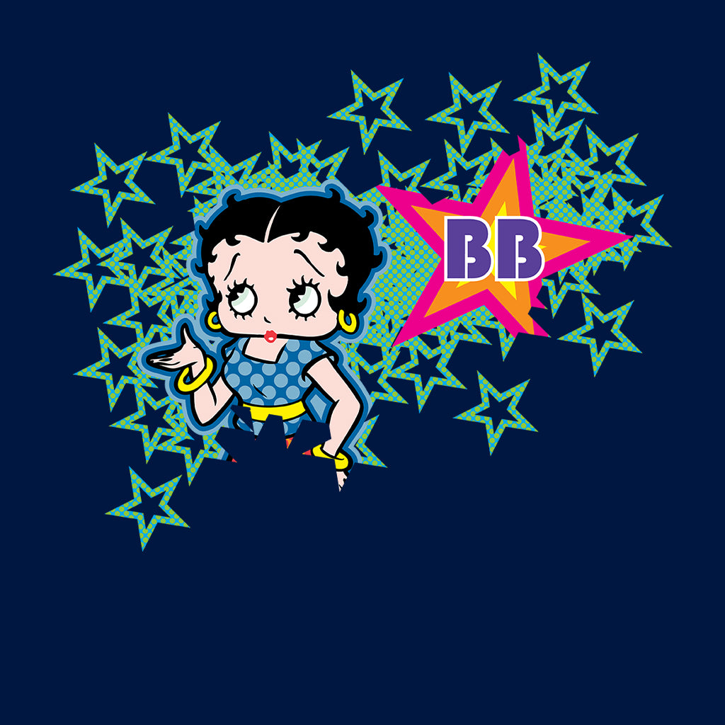 Betty Boop Green Stars With Dots Men's T-Shirt