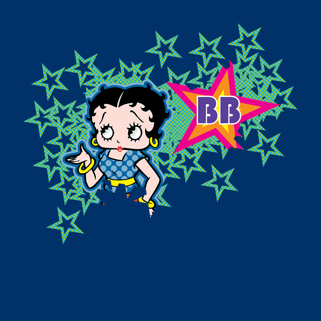 Betty Boop Green Stars With Dots Men's T-Shirt