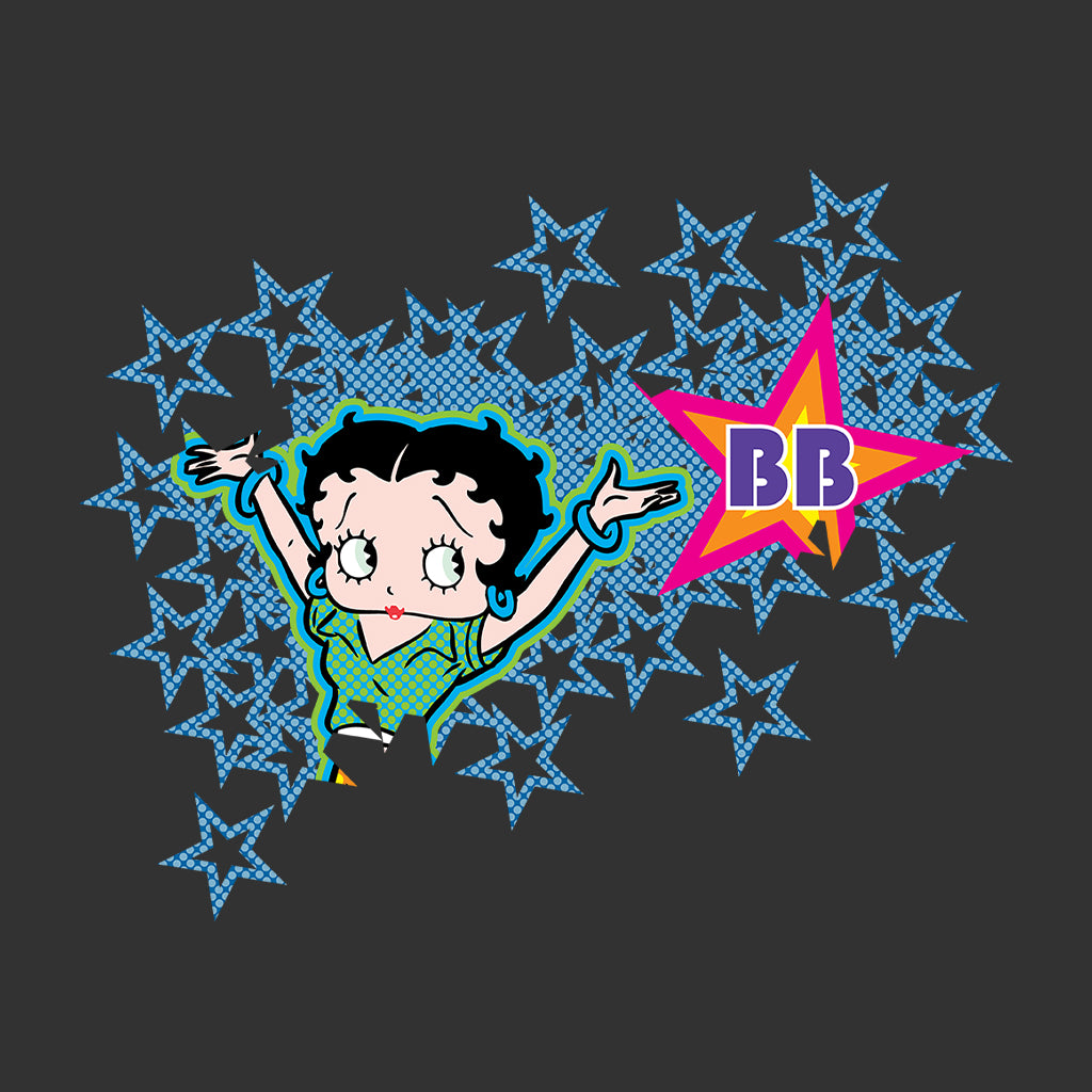 Betty Boop Dots And Blue Stars Men's T-Shirt