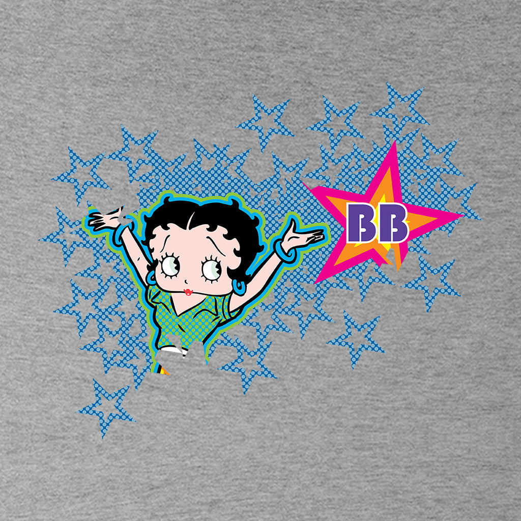 Betty Boop Dots And Blue Stars Men's T-Shirt