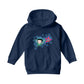Betty Boop Dots And Blue Stars Kids Hooded Sweatshirt
