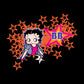 Betty Boop Dots And Orange Stars Men's T-Shirt