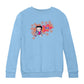 Betty Boop Dots And Orange Stars Kids Sweatshirt