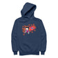 Betty Boop Dots And Orange Stars Men's Hooded Sweatshirt