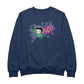Betty Boop Green Top Purple Stars Men's Sweatshirt
