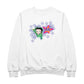 Betty Boop Green Top Purple Stars Men's Sweatshirt