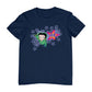 Betty Boop Green Top Purple Stars Men's T-Shirt