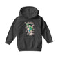 Betty Boop Pink Boots Light Pink Stars Kids Hooded Sweatshirt
