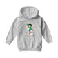 Betty Boop Pink Boots Light Pink Stars Kids Hooded Sweatshirt