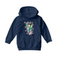 Betty Boop Pink Boots Light Pink Stars Kids Hooded Sweatshirt