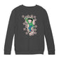 Betty Boop Pink Boots Light Pink Stars Kids Sweatshirt