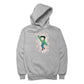 Betty Boop Pink Boots Light Pink Stars Men's Hooded Sweatshirt