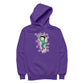 Betty Boop Pink Boots Light Pink Stars Men's Hooded Sweatshirt