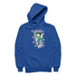Betty Boop Pink Boots Light Pink Stars Men's Hooded Sweatshirt