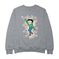 Betty Boop Pink Boots Light Pink Stars Men's Sweatshirt