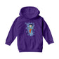 Betty Boop Small Blue Stars Kids Hooded Sweatshirt