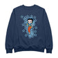 Betty Boop Small Blue Stars Men's Sweatshirt