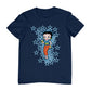 Betty Boop Small Blue Stars Men's T-Shirt