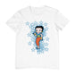 Betty Boop Small Blue Stars Men's T-Shirt