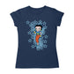 Betty Boop Small Blue Stars Women's T-Shirt