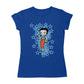 Betty Boop Small Blue Stars Women's T-Shirt