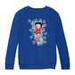 Betty Boop Small Light Green Stars Kids Sweatshirt