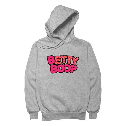 Betty Boop Retro Dotted Name Men's Hooded Sweatshirt