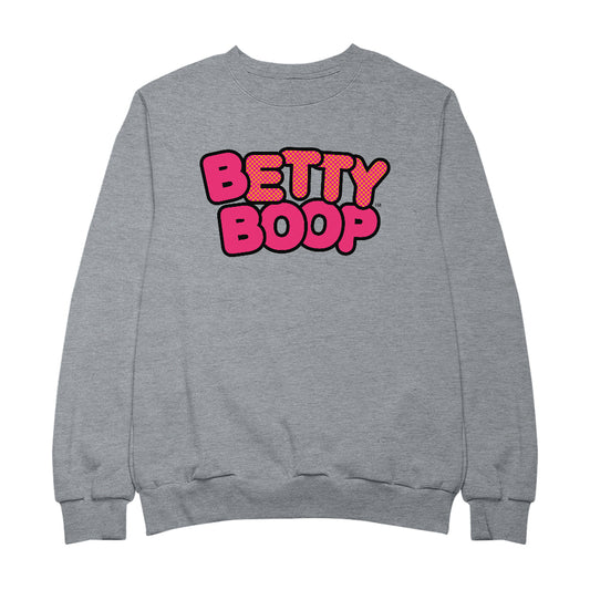 Betty Boop Retro Dotted Name Men's Sweatshirt