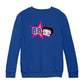 Betty Boop Hot Pink Outside Star Kids Sweatshirt