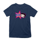Betty Boop Hot Pink Outside Star Kids T-Shirt