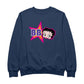 Betty Boop Hot Pink Outside Star Men's Sweatshirt