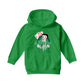 Betty Boop A Kiss For Luck Kids Hooded Sweatshirt