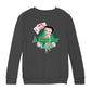 Betty Boop A Kiss For Luck Kids Sweatshirt