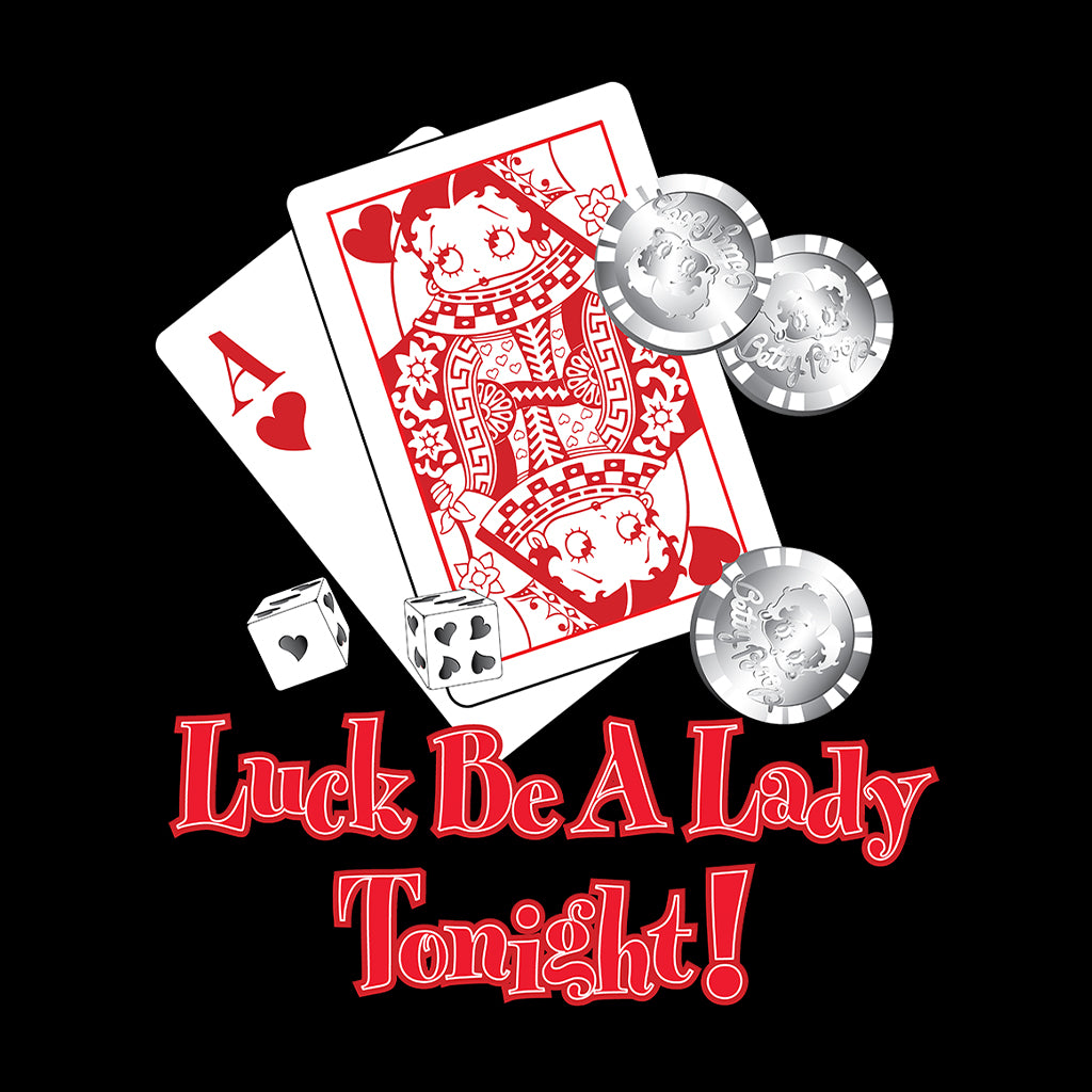 Betty Boop Luck Be A Lady Tonight Men's T-Shirt